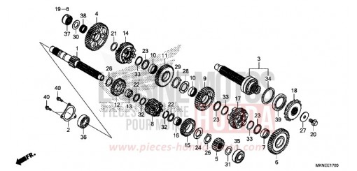BOITE DE VITESSES CBR650RAK de 2019